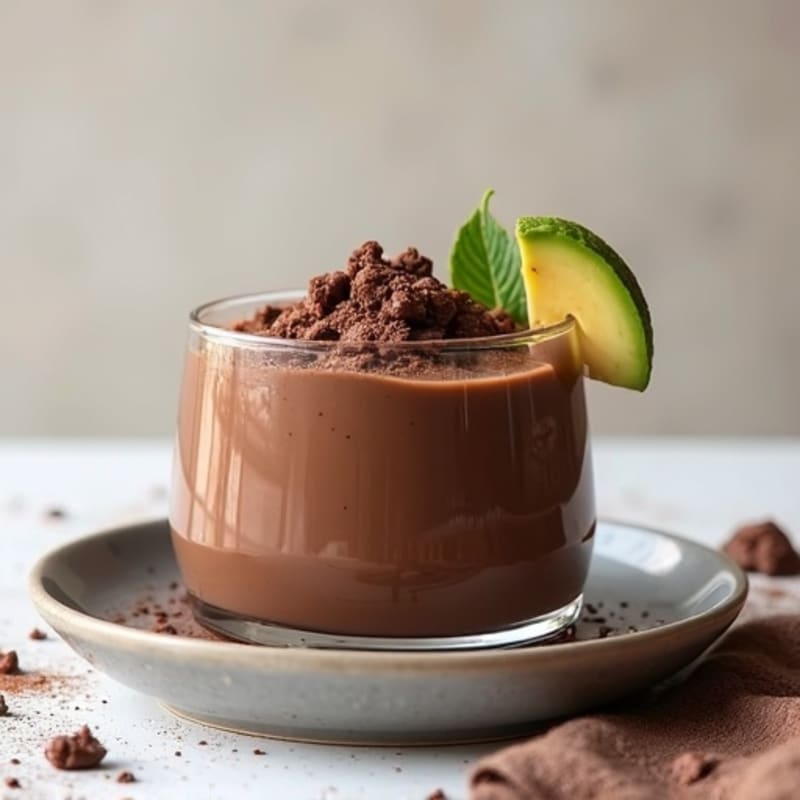 Chocolate Protein Pudding with Egg Whites