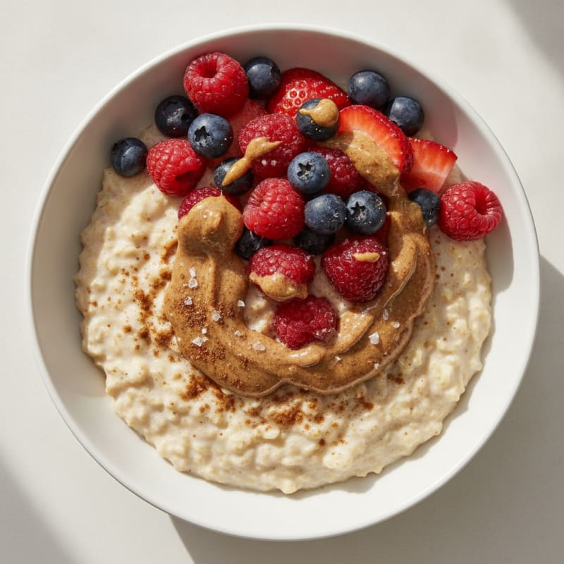 Classic Breakfast Porridge with Berries