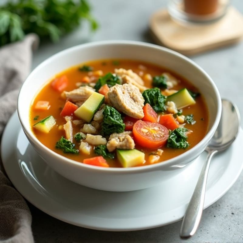 Hearty Low Carb Chicken Soup