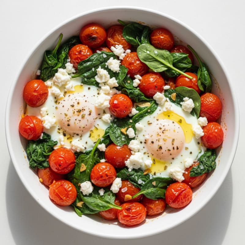 Baked Eggs with Roasted Tomatoes