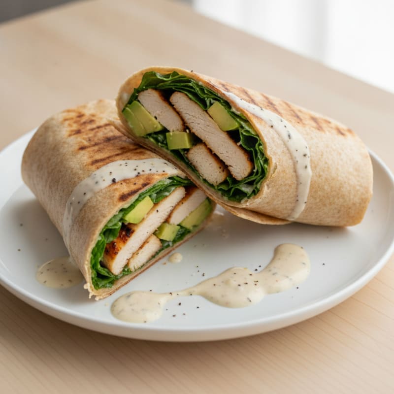 Chicken Caesar Protein Wrap