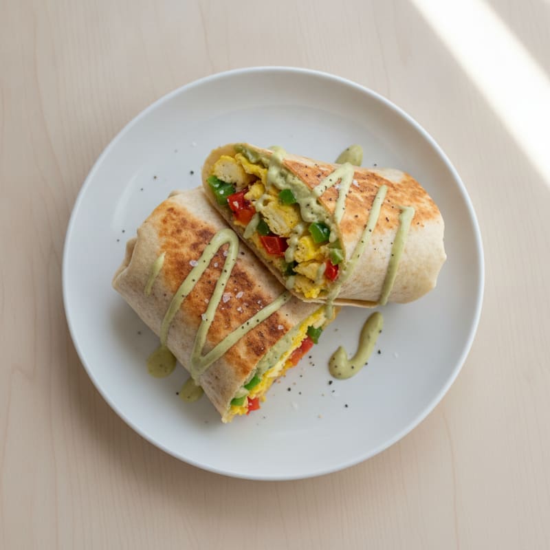 Jalapeño Cream Cheese Breakfast Burrito
