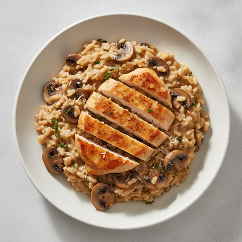 Creamy Mushroom Risotto