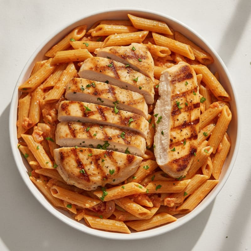 Grilled Chicken Penne alla Vodka