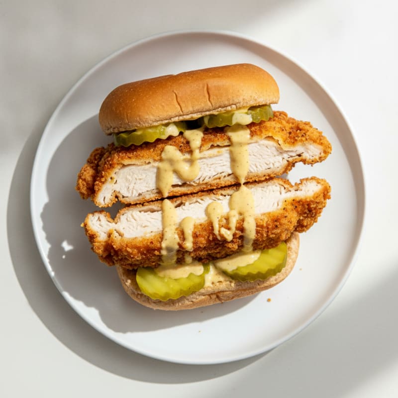 Buttermilk Fried Chicken Sandwich with Pickles
