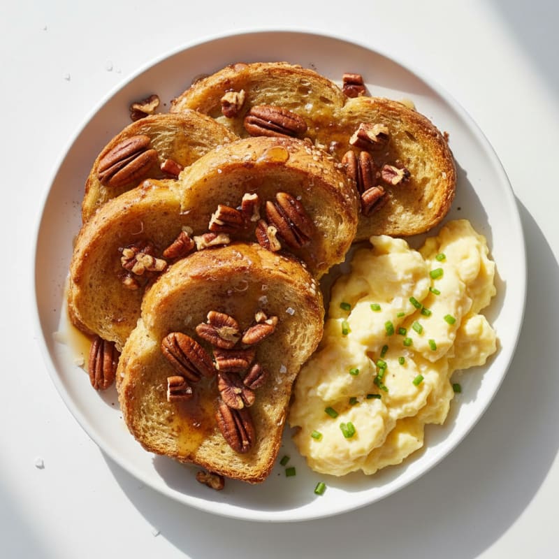 Golden Maple Pecan French Toast Bake
