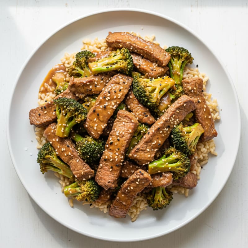 Sesame Beef and Broccoli Stir-Fry