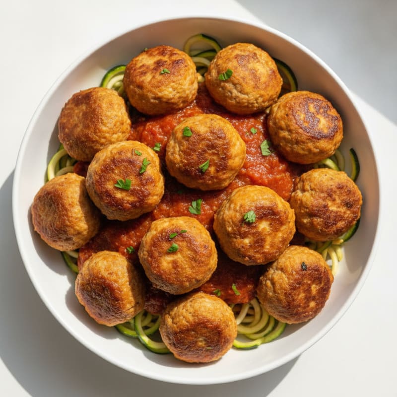 Chicken Meatballs with Marinara Sauce