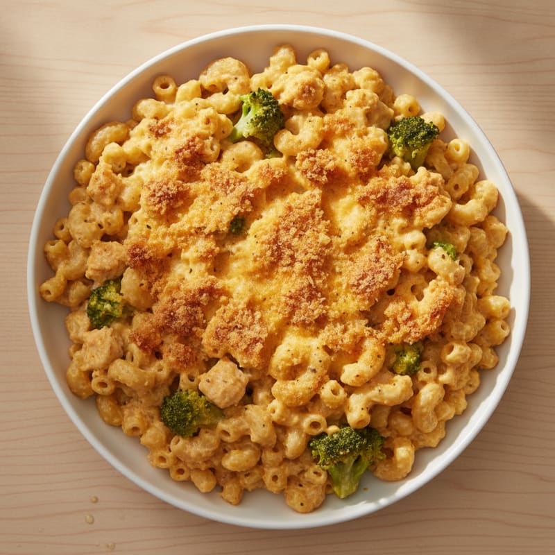 High-Protein Baked Macaroni and Cheese
