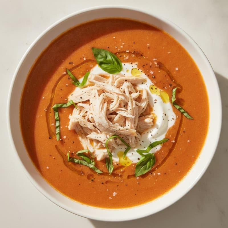 Roasted Tomato Basil Soup