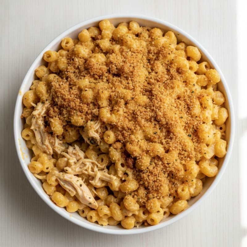 Baked Macaroni and Cheese with Toasted Breadcrumbs