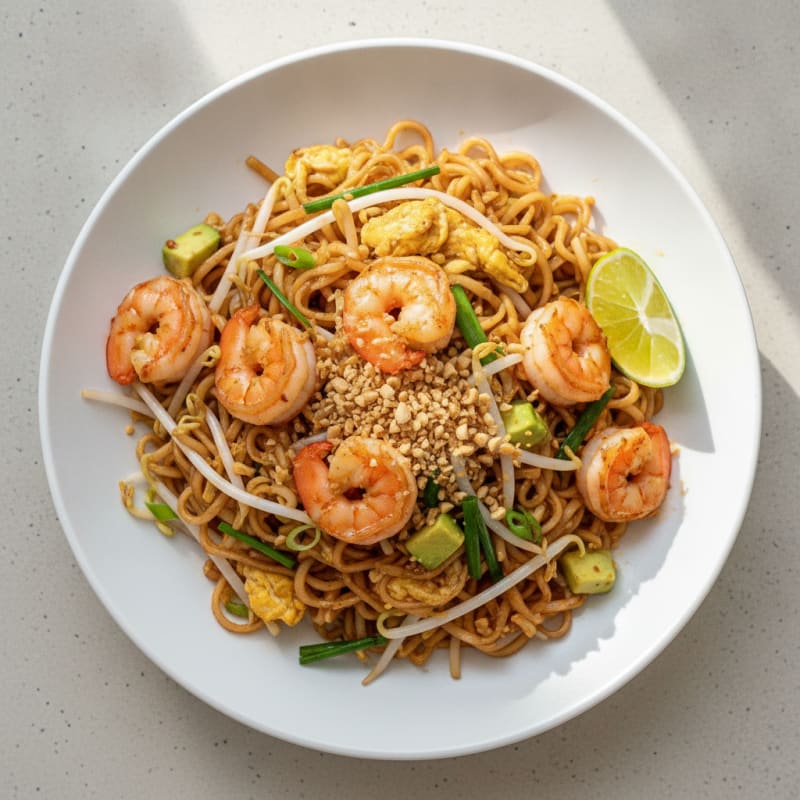 Shrimp Pad Thai Noodles