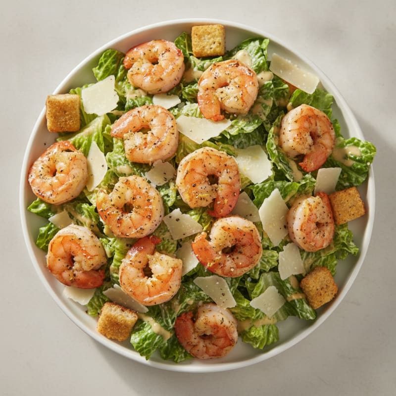 Lemon-Herb Shrimp Caesar Salad