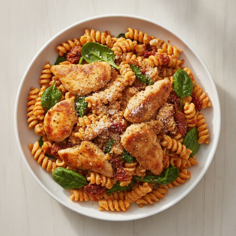 Sun-Dried Tomato Pesto Chicken Pasta