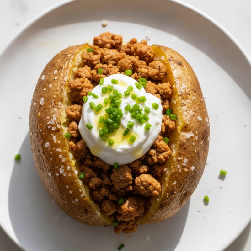 Classic Baked Potato with Chives
