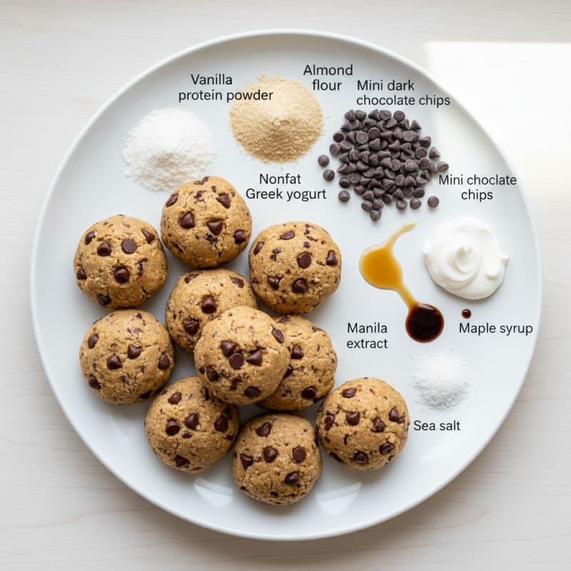 No-Bake Chocolate Chip Cookie Dough Bites
