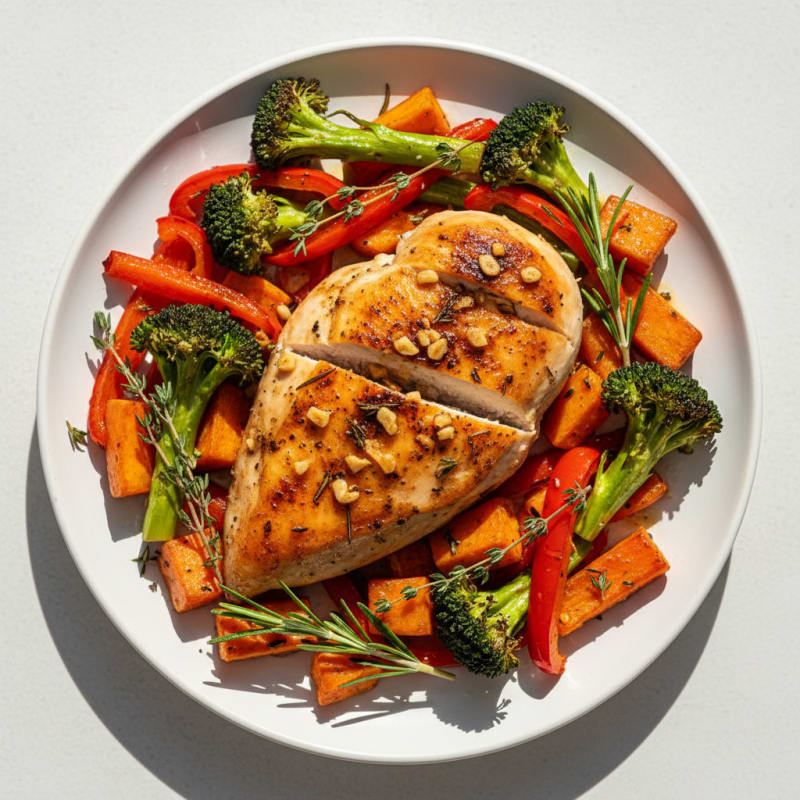 Garlic Herb Roasted Chicken and Vegetables