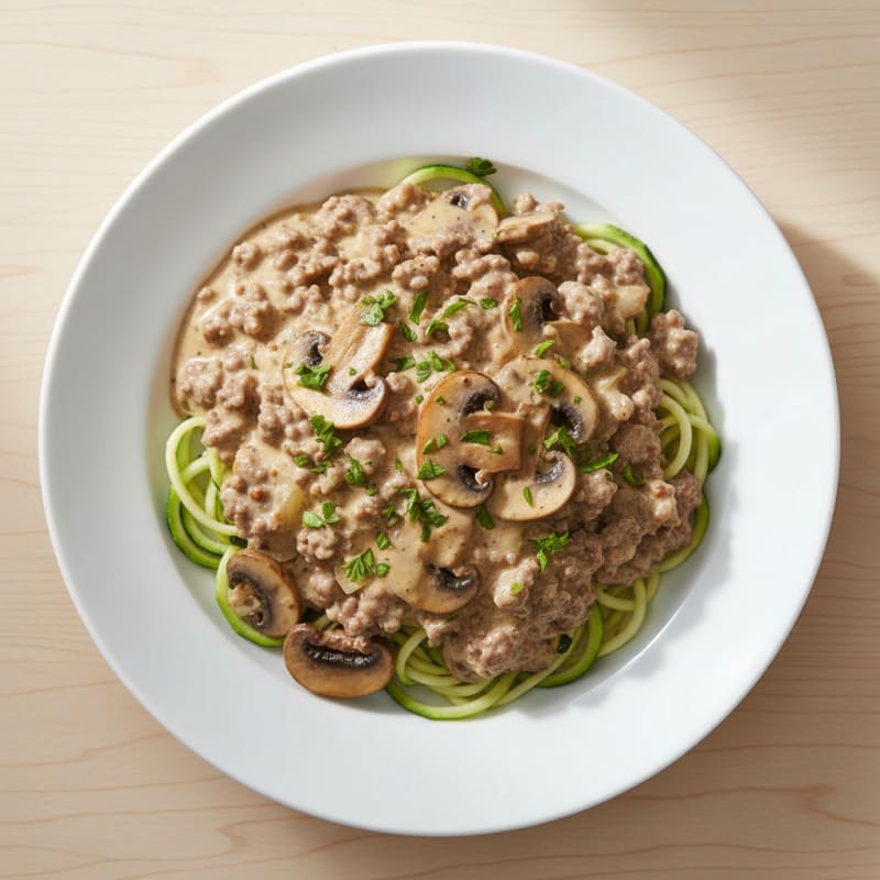 Tender Creamy Beef Stroganoff with Mushrooms