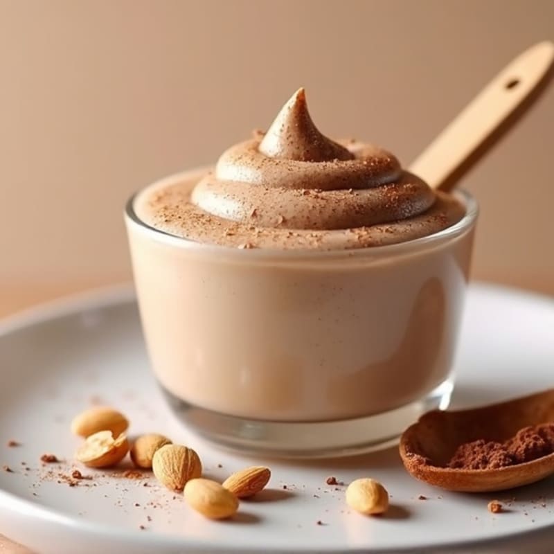 Creamy Vegan Protein Pudding with Pea Protein and Almond Butter