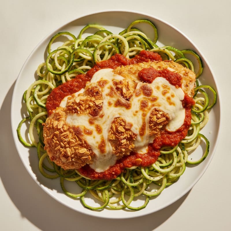 Crispy Chicken Parmesan with Marinara