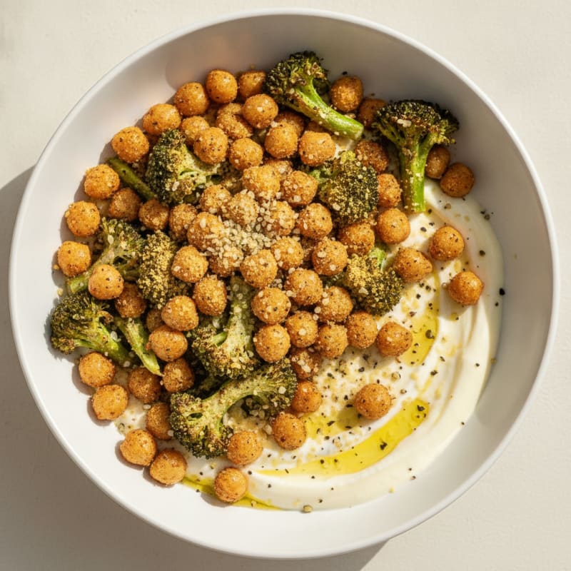 Roasted Vegetable and Chickpea Power Bowl