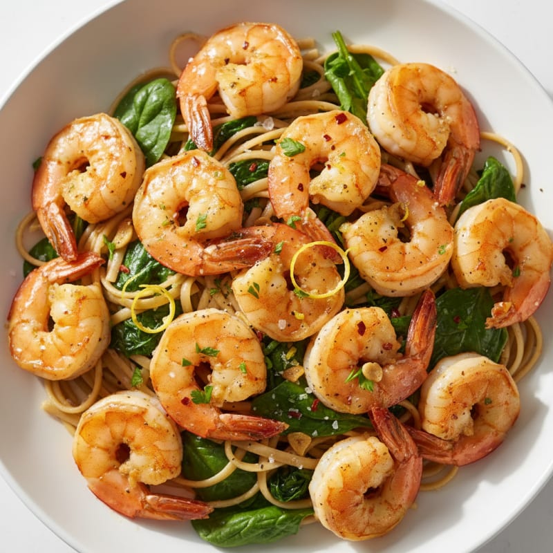 Zesty Garlic Butter Shrimp Scampi