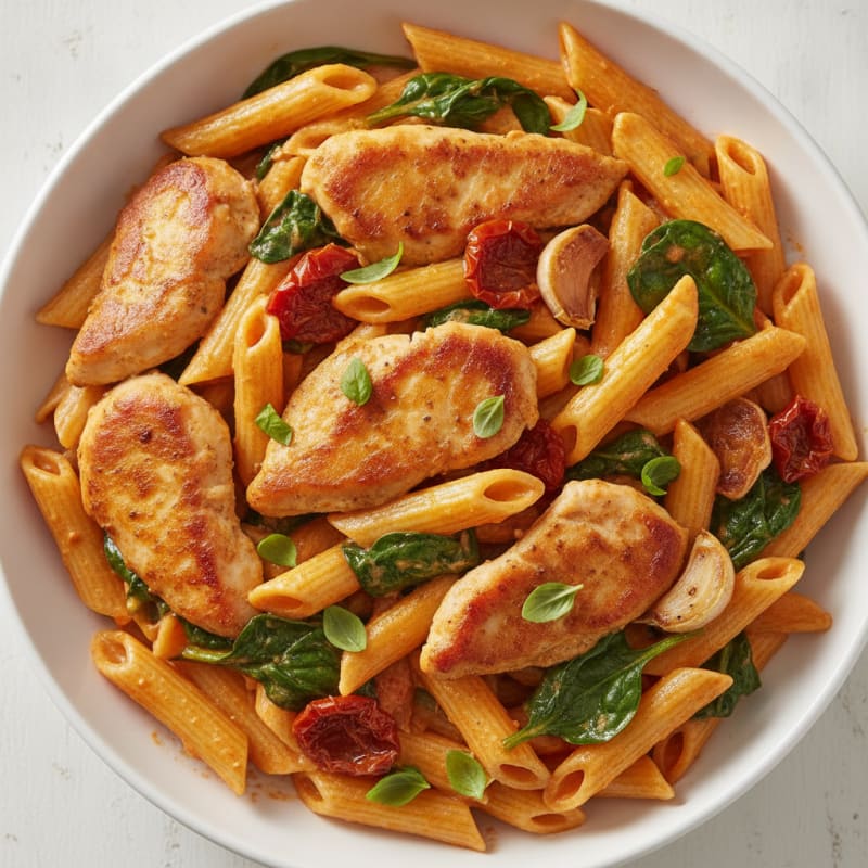 Sun-Dried Tomato Tuscan Chicken Pasta