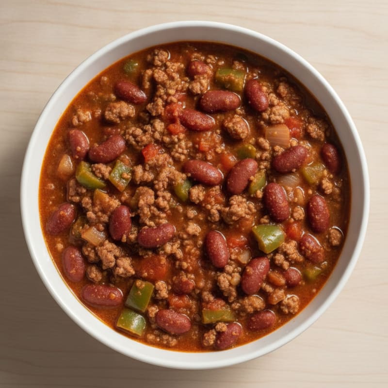 Hearty Slow Cooker Beef Chili