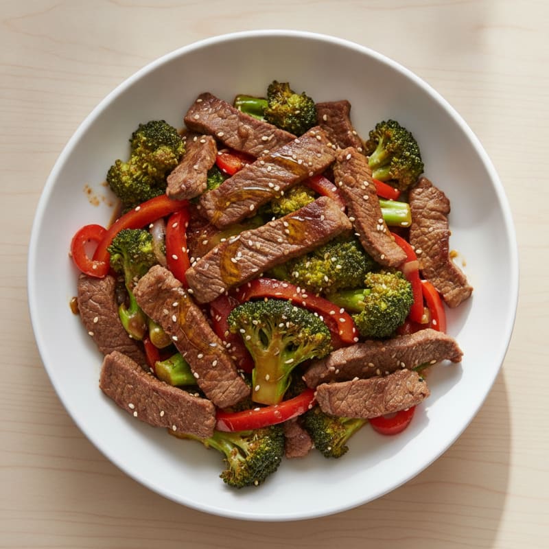Sesame Beef & Broccoli Stir-Fry