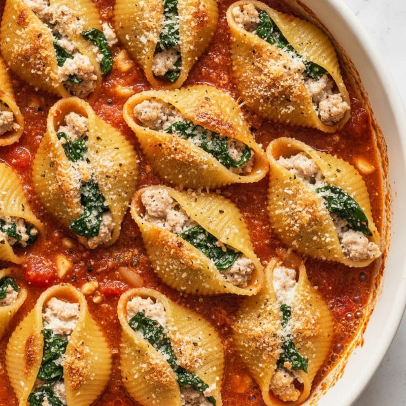 Spinach & Ricotta Stuffed Shells