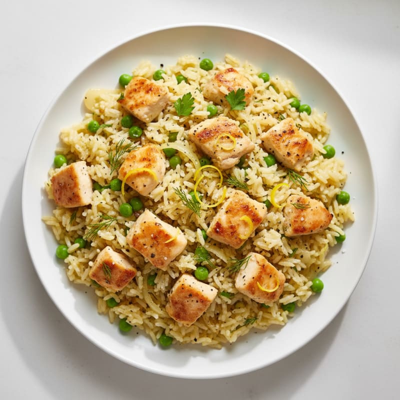 Zesty Lemon Herb Rice Pilaf