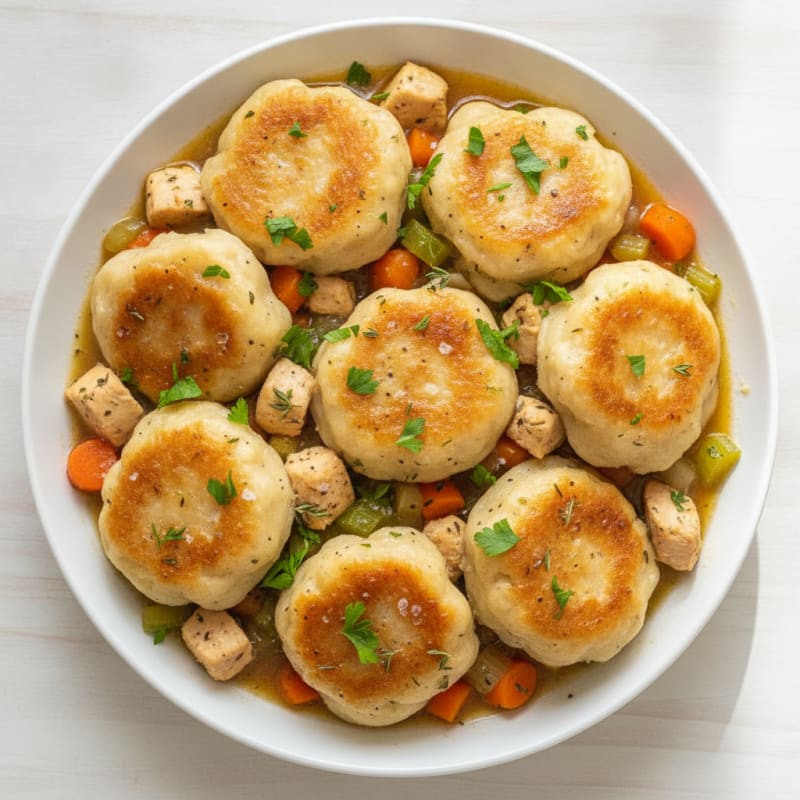 Homestyle Chicken and Herb Dumplings