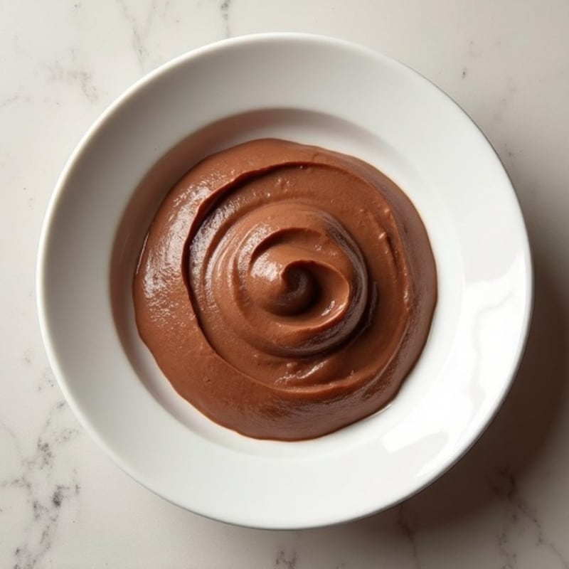 Silky Chocolate Protein Pudding with Almond Butter Swirl