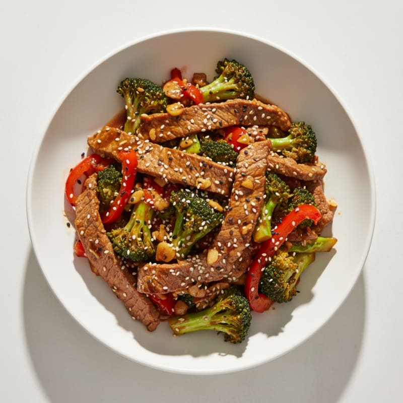 Sesame Beef and Broccoli Stir-Fry