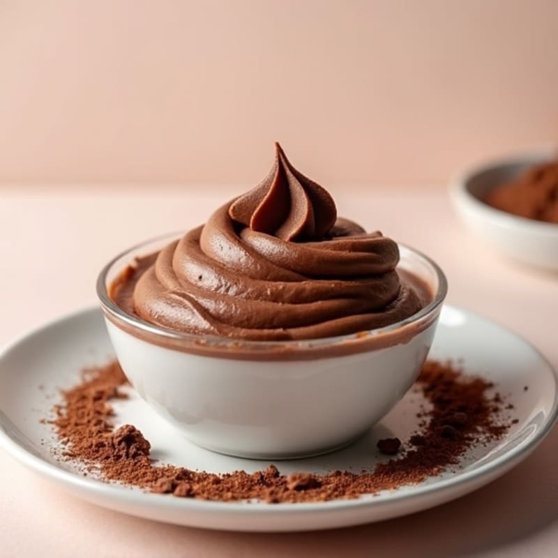Silky Chocolate Protein Mousse with Greek Yogurt