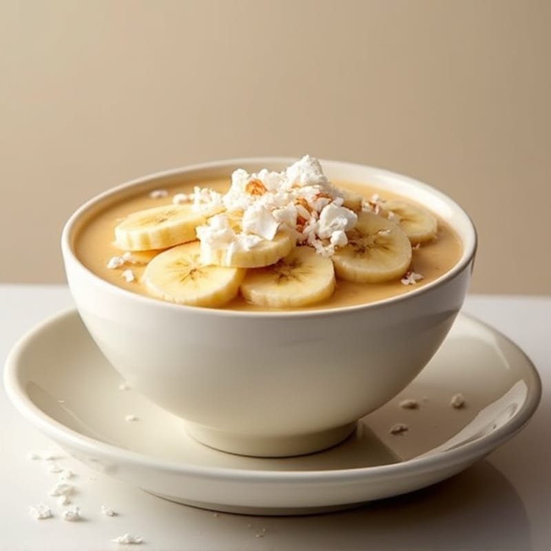 Creamy Vanilla-Coconut Protein Smoothie Bowl