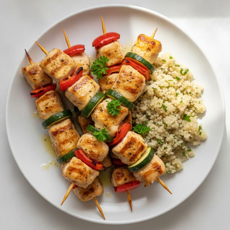 Lemon-Herb Chicken Skewers