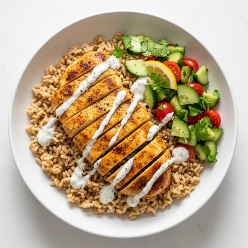 Chicken Shawarma Rice Bowl