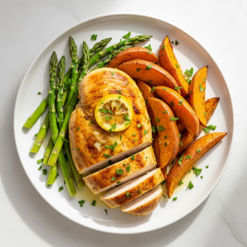 Golden Pan-Seared Chicken with Zesty Herbs