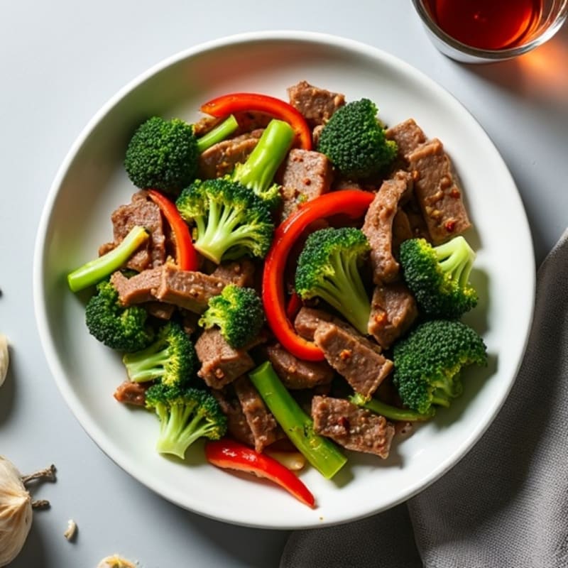 Ginger-Garlic Beef and Broccoli Stir-Fry