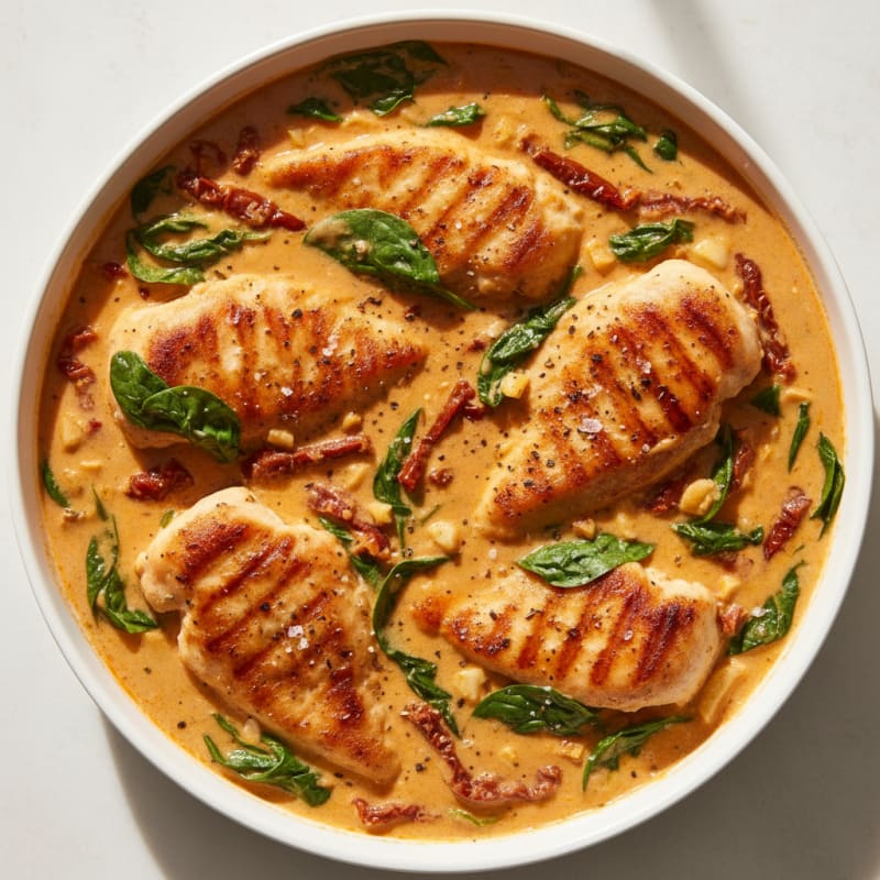 Creamy Tuscan Chicken Skillet