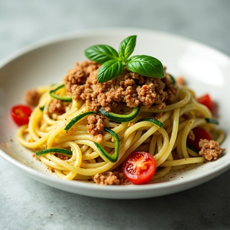 Protein-Packed Turkey Zucchini Pasta with Fresh Herbs