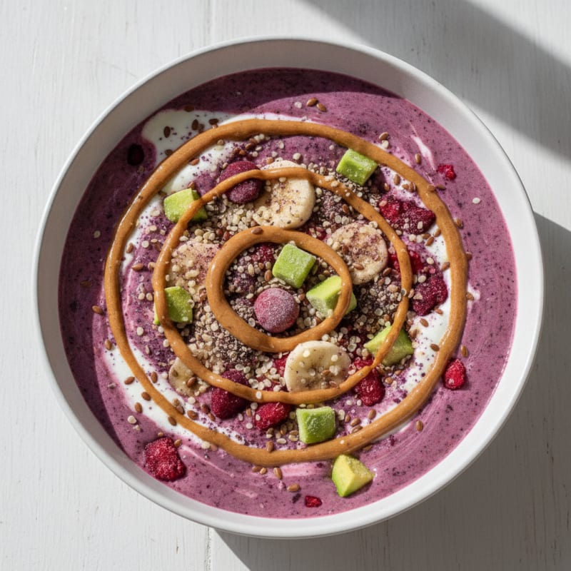 Berry Banana Protein Power Smoothie