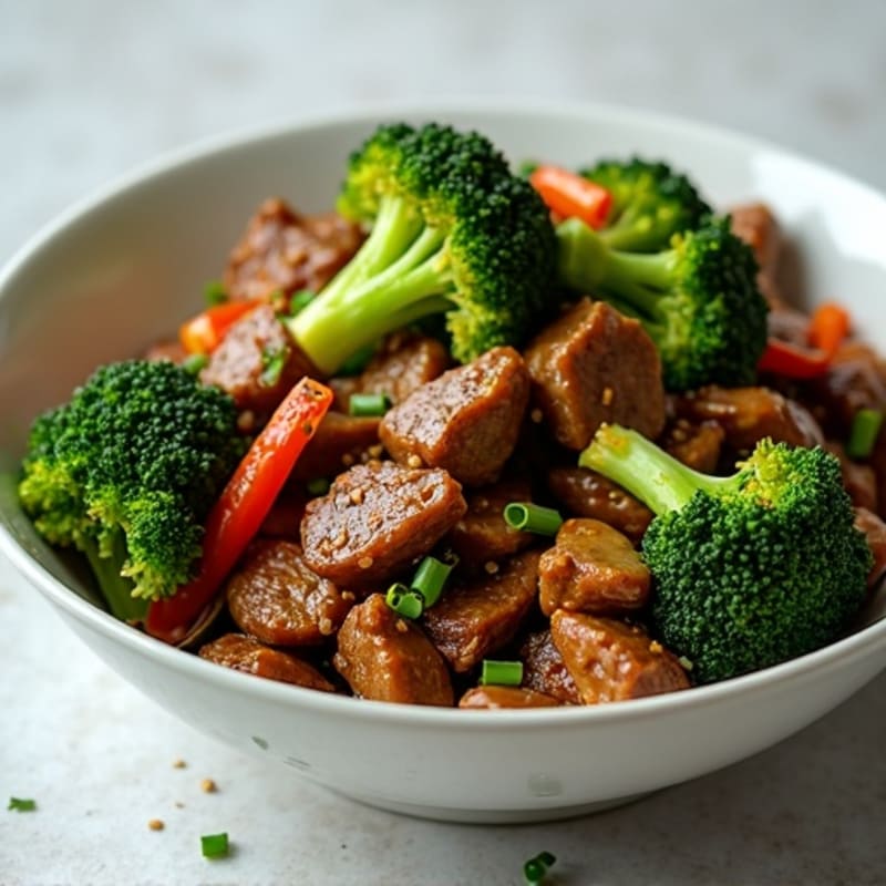 Ginger-Garlic Beef and Broccoli Stir-Fry