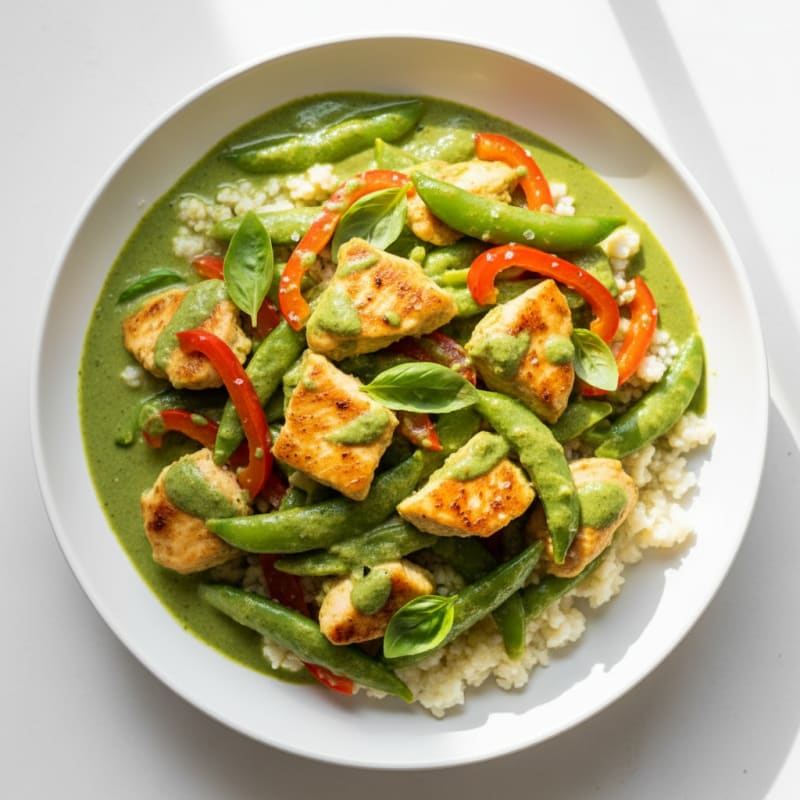 Creamy Thai Green Curry Chicken