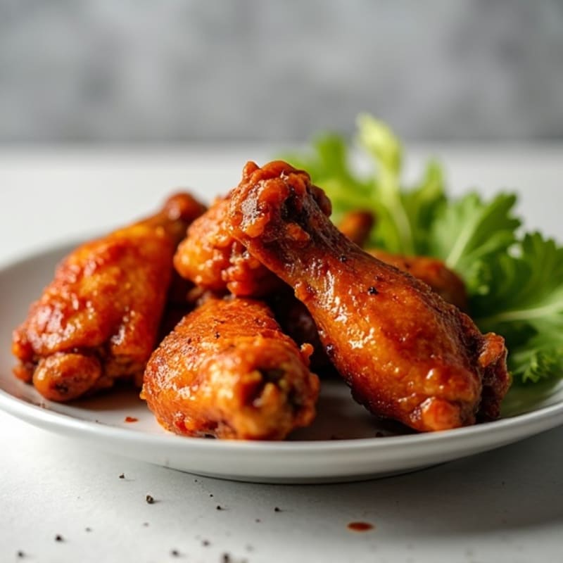 Crispy Honey Glazed Chicken Wings