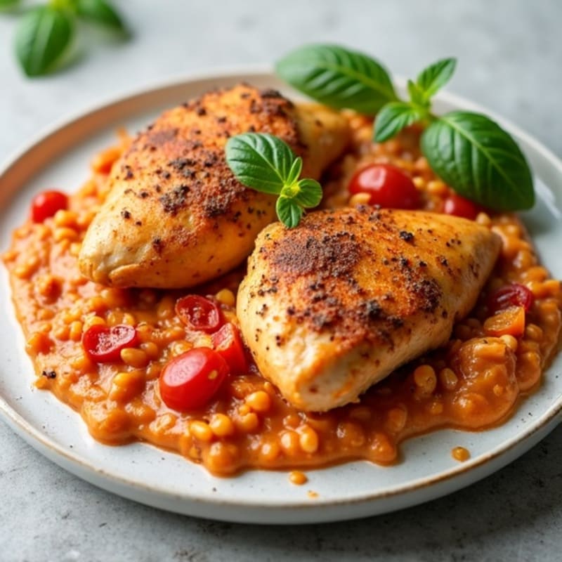 Spiced Chicken in Creamy Tomato Sauce