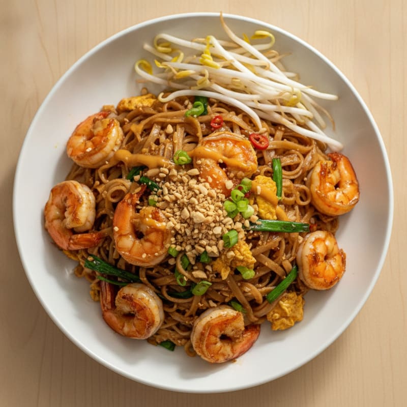 Shrimp Pad Thai Noodles