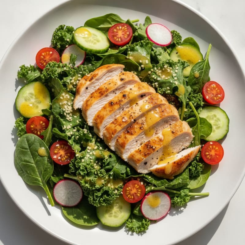 Mixed Greens Salad with Lemon Vinaigrette