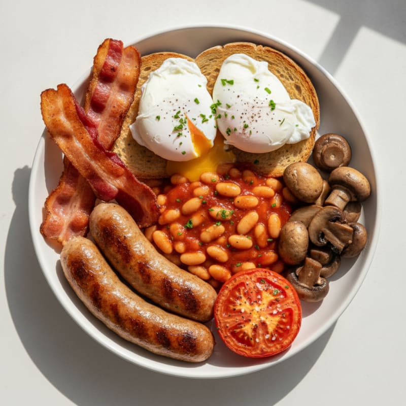 Hearty English Breakfast Platter